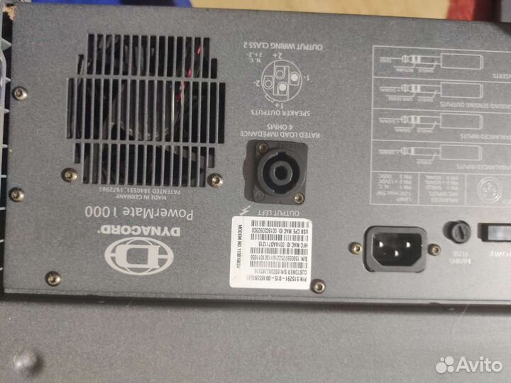 Микшерный пульт dynacord powerMate 1000-2