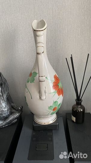 Кувшин, ваза. Фарфор, ручная роспись. Грузия