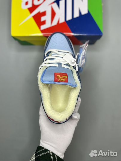 Кроссовки nike sb dunk low зимние