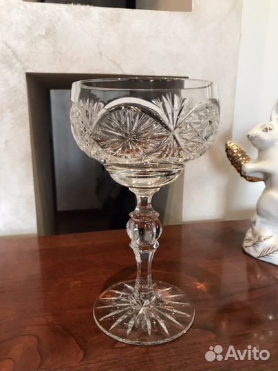 Хрустальная вазочка времен СССР