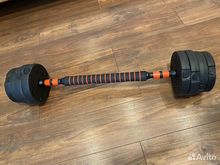 Гантели штанга 2 по 10 кг разборные