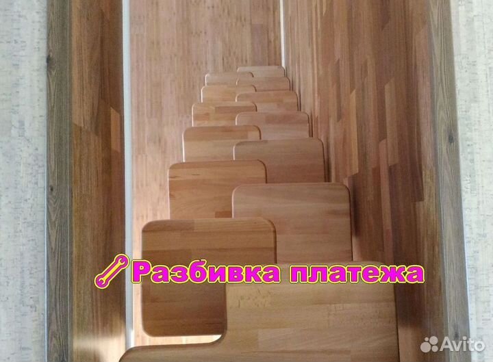 Лестница гусиный шаг в дом