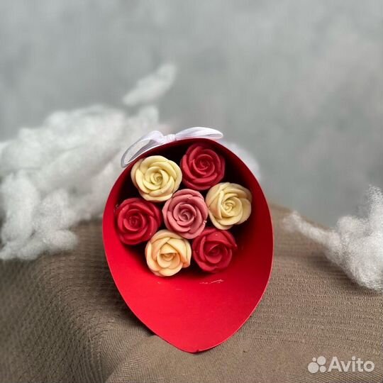 Букет из шоколадных роз