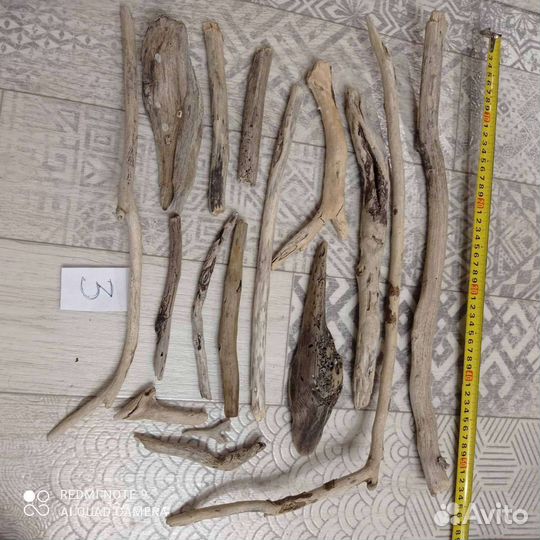 Дрифтвуд-Палочки, коряжки, для декора