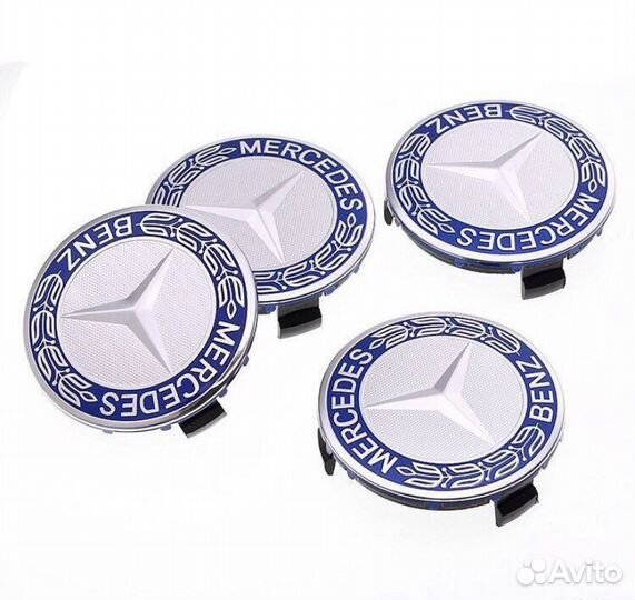 Ступичные колпачки заглушки литые диски Mercedes