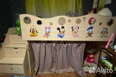 Детская кровать чердак