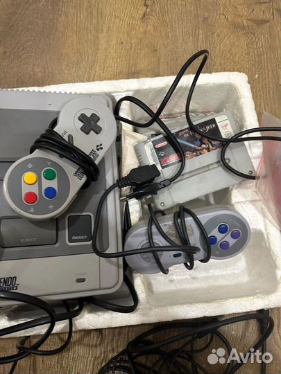 Приставка Super Nintendo 16 bit