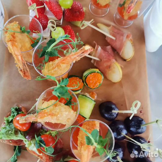 Повар на час, кейтеринг, фуршет