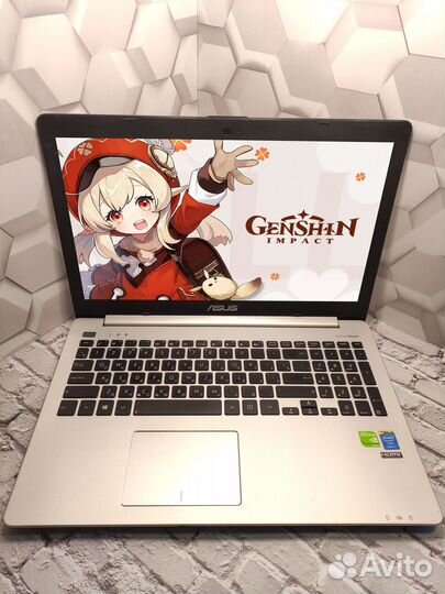 Игровой Asus в Металле с SSD/Nvidia 2GB/intel i7