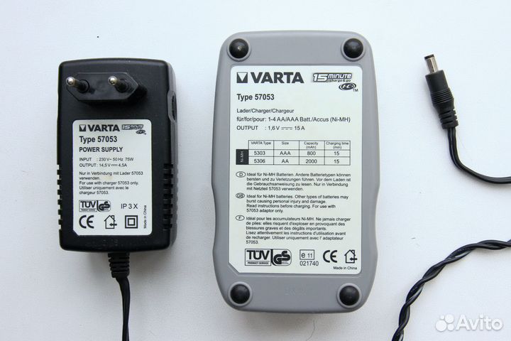 Зарядное устройство для аа/ааа Varta 57053