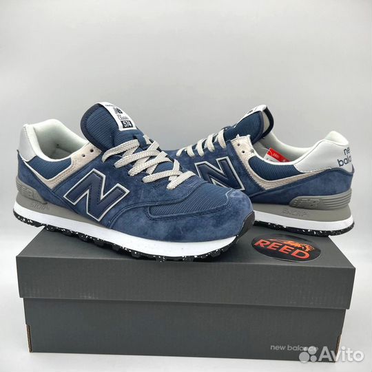 New Balance 574 'Navy White'