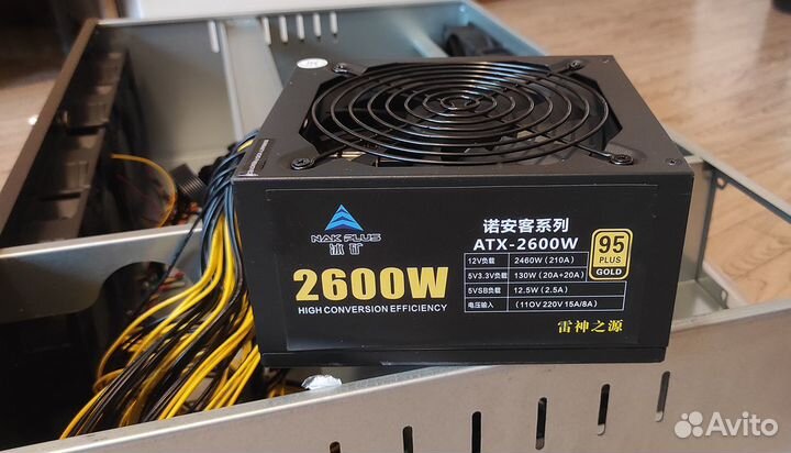 Корпус / Риг для 8 видеокарт