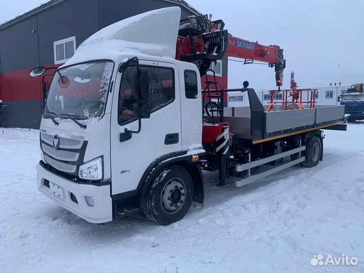 Бортовой грузовик Foton S120 с КМУ SkyWay, 2024