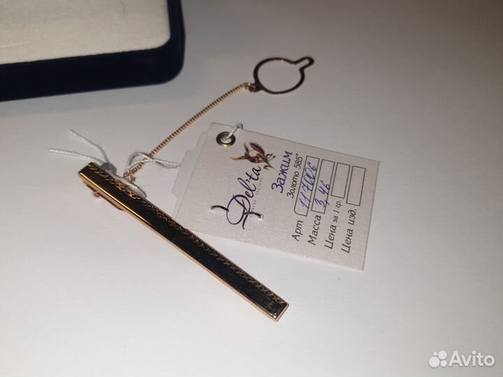 Заколка для галстука.Золото585