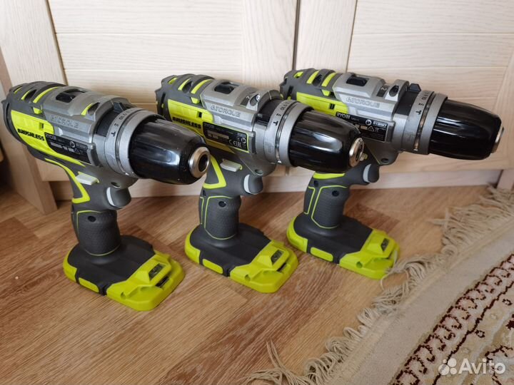 Аккумуляторный ударный шуруповерт Ryobi One+