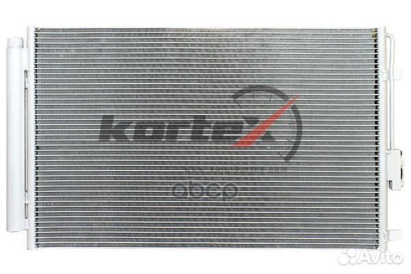 Радиатор кондиционера с ресивером Hyundai Sant