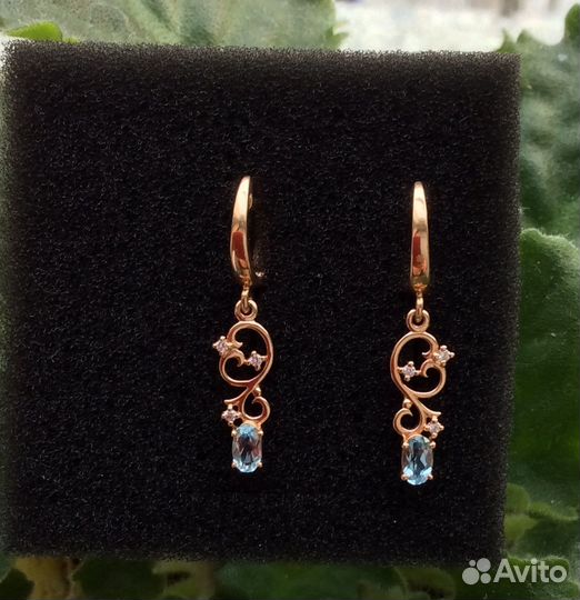 Золотые серьги 585 проба