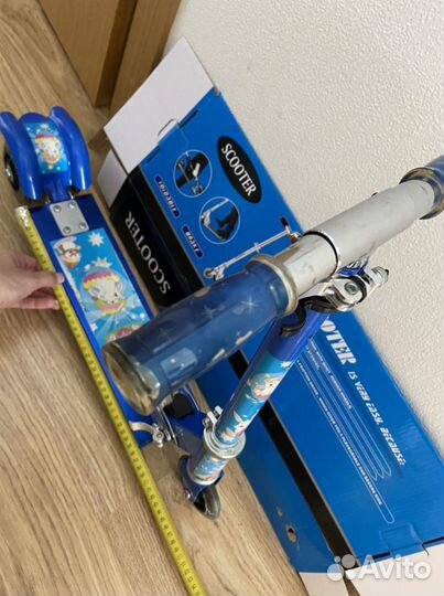 Самокат детский трехколесный складной