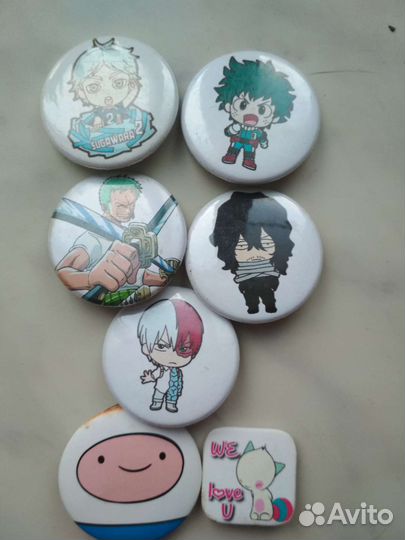 Значки с аниме. Моя героическая академия