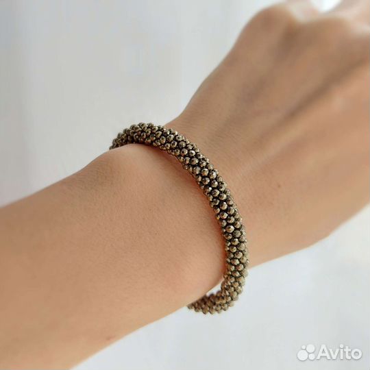 Браслет из пирита