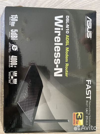 Маршрутизатор asus DSL-N10