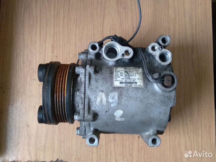 Компрессор кондиционера mitsubishi lancer 9 1.6