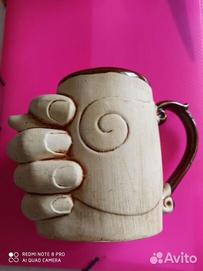 Кружка с, дулей, для коллекции отличный экземпляр