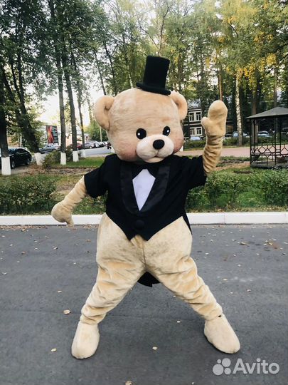 Мишка Тед поздравление от ростовой куклы