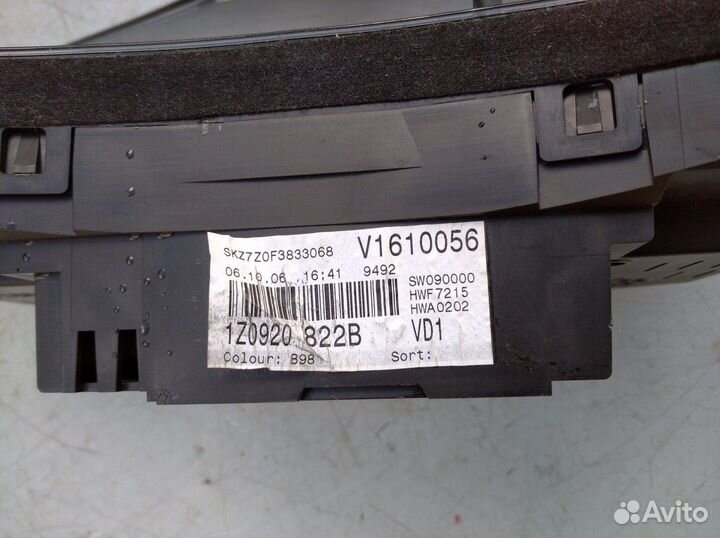 Панель приборов Шкода Октавия А5