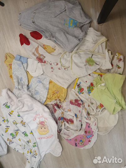 Детские вещи пакетом от 0 до года