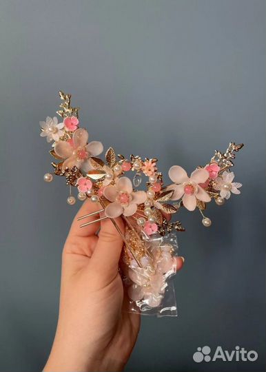 Набор китайский традиционных украшений шпильки