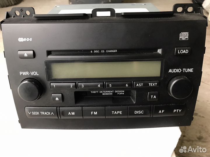 Магнитола на Тойоту Прадо 120