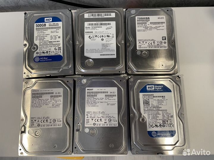 Жесткие диски 3,5 500 гб и 1 тб
