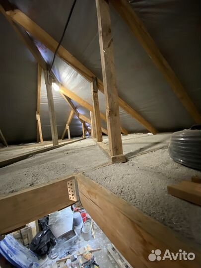 Утепление крыш полов стен