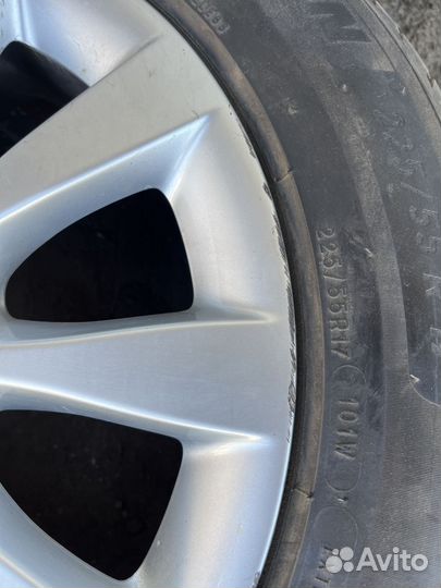 R17 Michelin Primacy 3 225/55, PCD 5x112 DIA 66.5