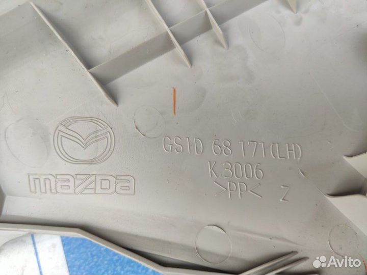 Обшивка стойки салона передняя левая Mazda 6 Gh