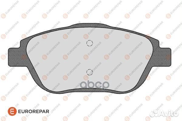 Колодки тормозные PSA С3 1.6 09/DS3 1.6 10 пере