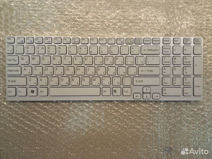 Клавиатура белая Б.У Sony NSK-segsw