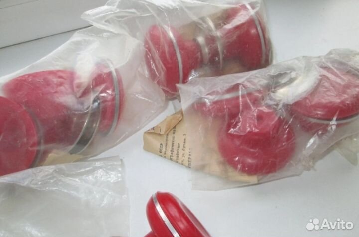 Дверные ручки-4 шт одной кучей, новые, Винтаж СССР