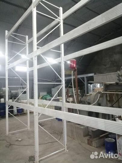 Стеллажи металлические бу для склада