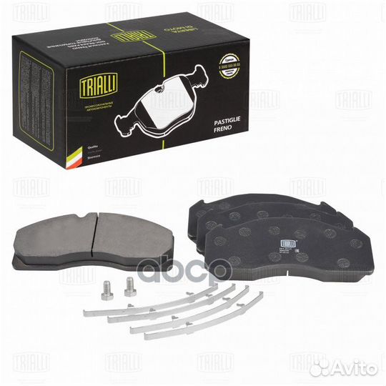 PFT 29125 Колодки тормозные volvo перед./зад