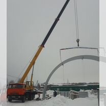 Аренда и услуги автокрана-вездехода, 25 т, 20.2 м, с гуськом 9 м, Волоколамск
