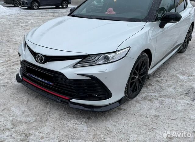 Сплиттер переднего бампера Toyota Camry V70 2021+