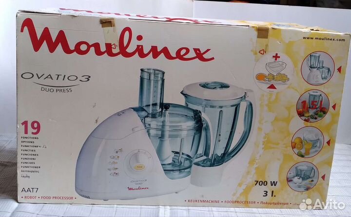 Кухонный комбайн moulinex Ovatio 3 Duo Press