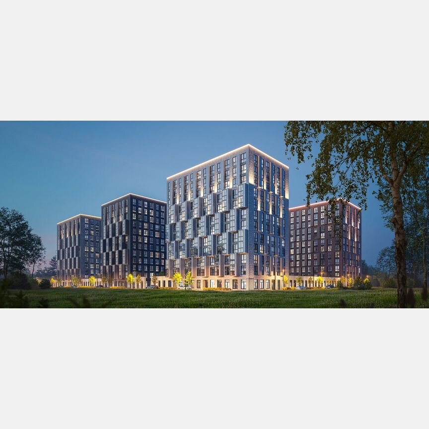 1-к. квартира, 42,8 м², 9/12 эт.