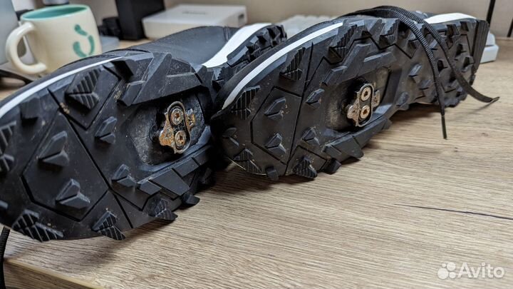 Велотуфли контактные декатлон MTB ST 100