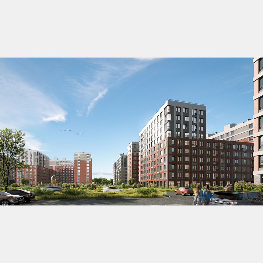 2-к. квартира, 58,6 м², 6/10 эт.