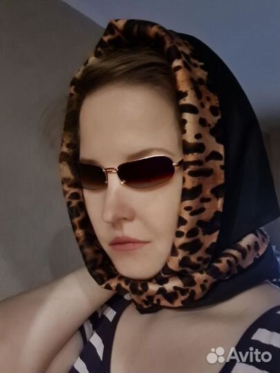 Косынка с утеплителем двухсторонняя