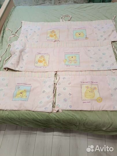 Бортики в детскую кроватку