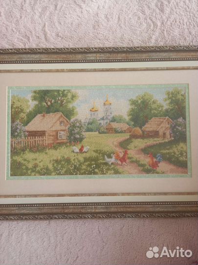 Картина вышитая крестом